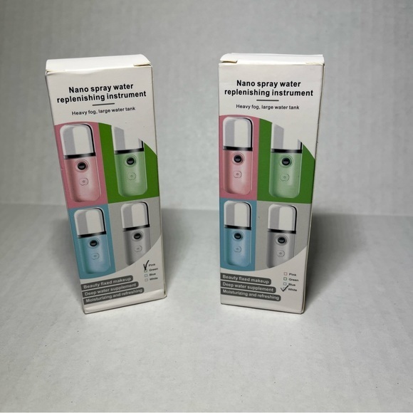 Nano Spray Water Replenishing Facial Mister Set of Two‎ - Picture 3 of 9